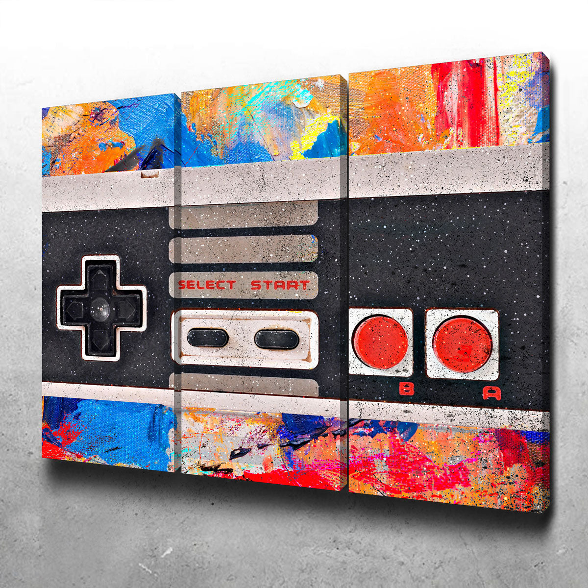 Stylish NES Controller Wall Art - Ideal Decor for Gaming Fans
