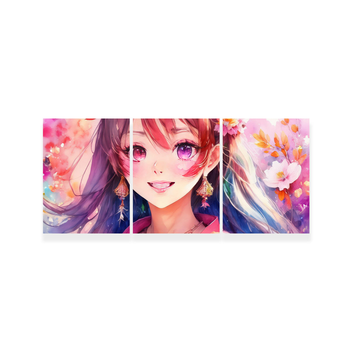 Stunning Anime Girl Wall Art Print