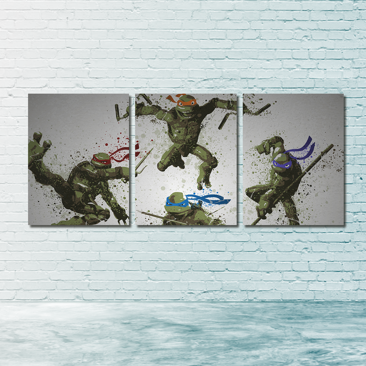 Stunning Heroes In a Half Shell Wall Art for Your Home Decor