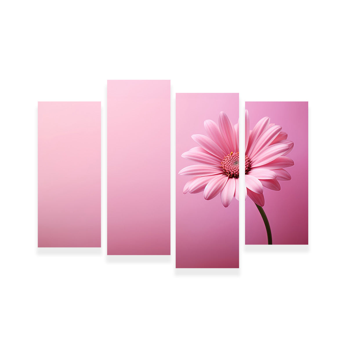 Gorgeous Pink Sunflower Wall Art