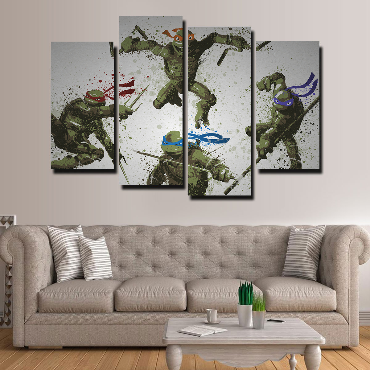 Stunning Heroes In a Half Shell Wall Art for Your Home Decor