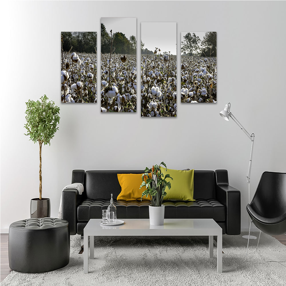 Stunning Alabama Cotton Field Wall Art for Your Home Decor