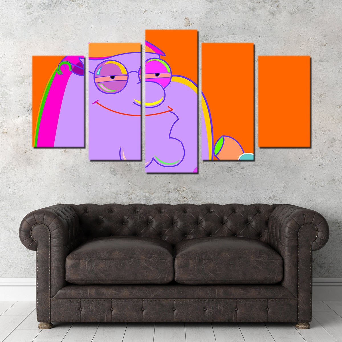 Peter High Wall Art - Premium Kiln - Dried Pine Wood Framed Canvas