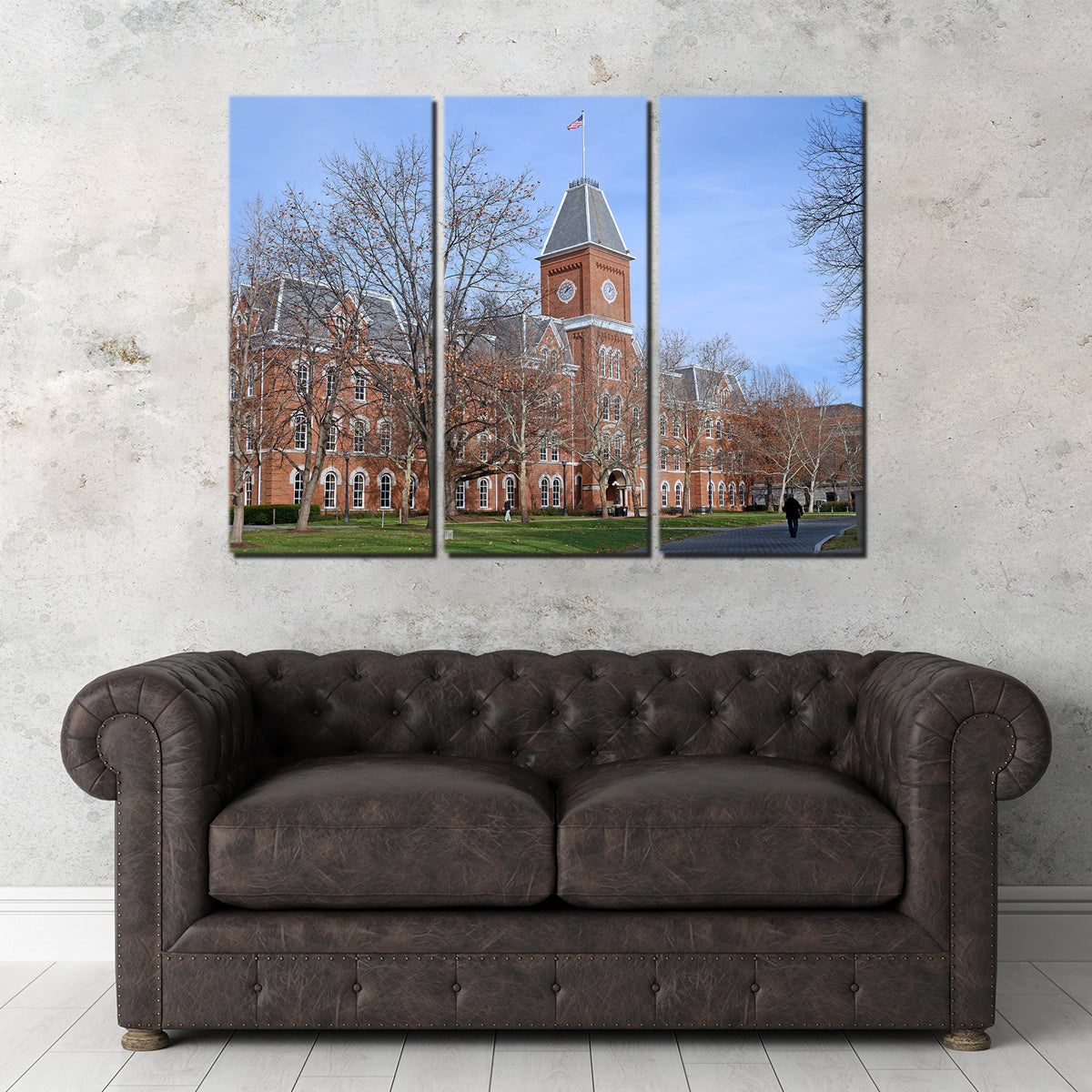 Exquisite Ohio State University Hall Wall Art - Museum Quality Canvas Print