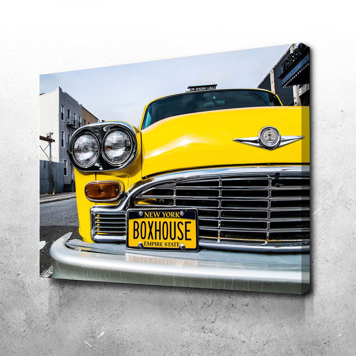 Stunning NY Cab Wall Art by Dennis Maida