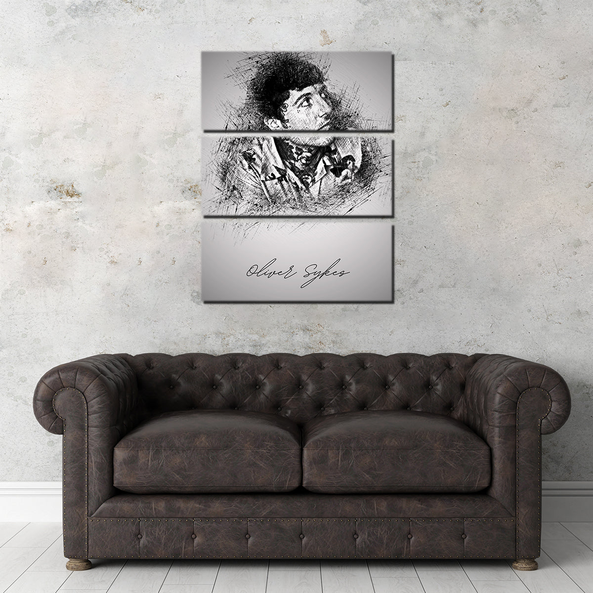 Oliver Sykes Inspired Wall Art - Stunning Decor for Your Space