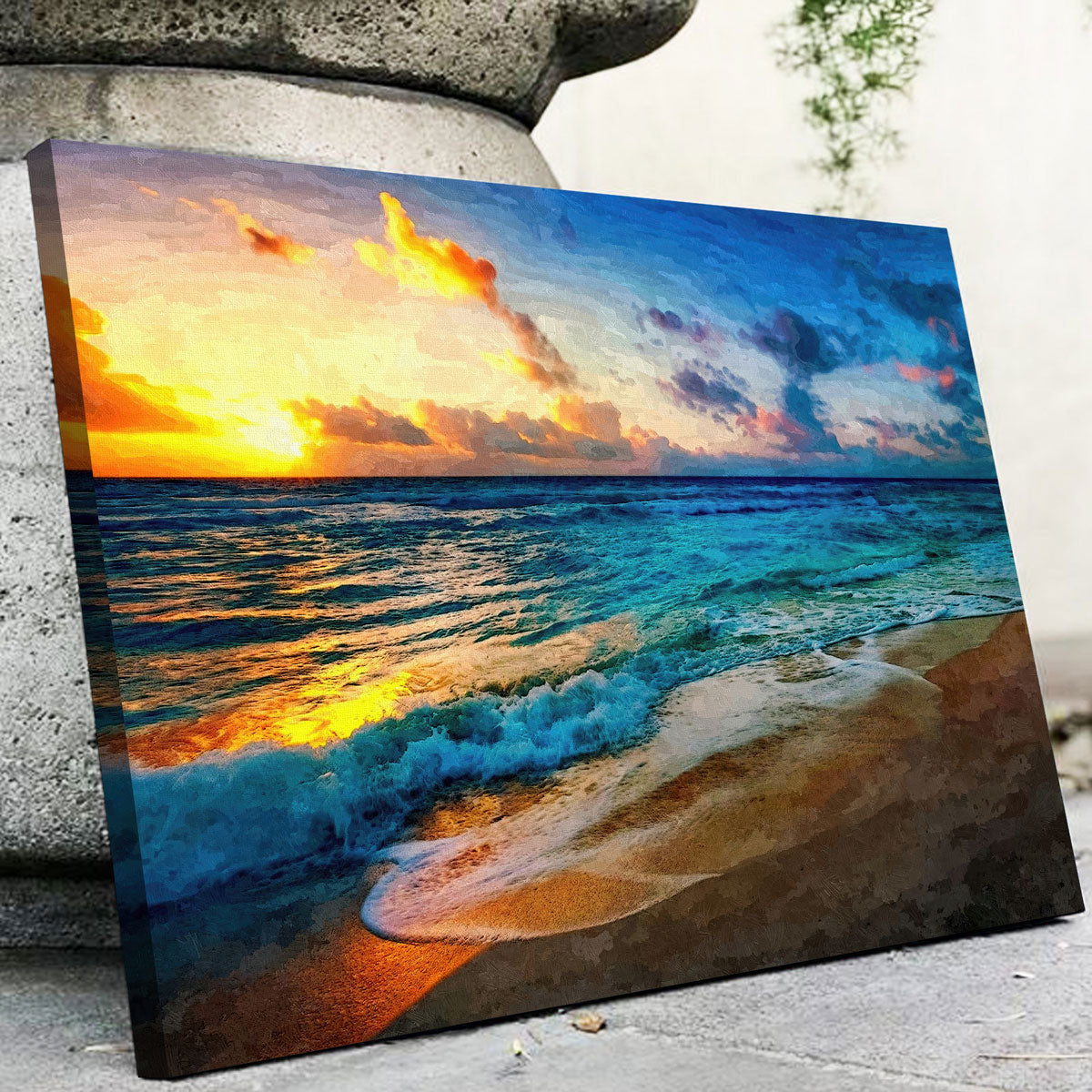 Stunning Between Sea And Sky Wall Art by Denise Dundon