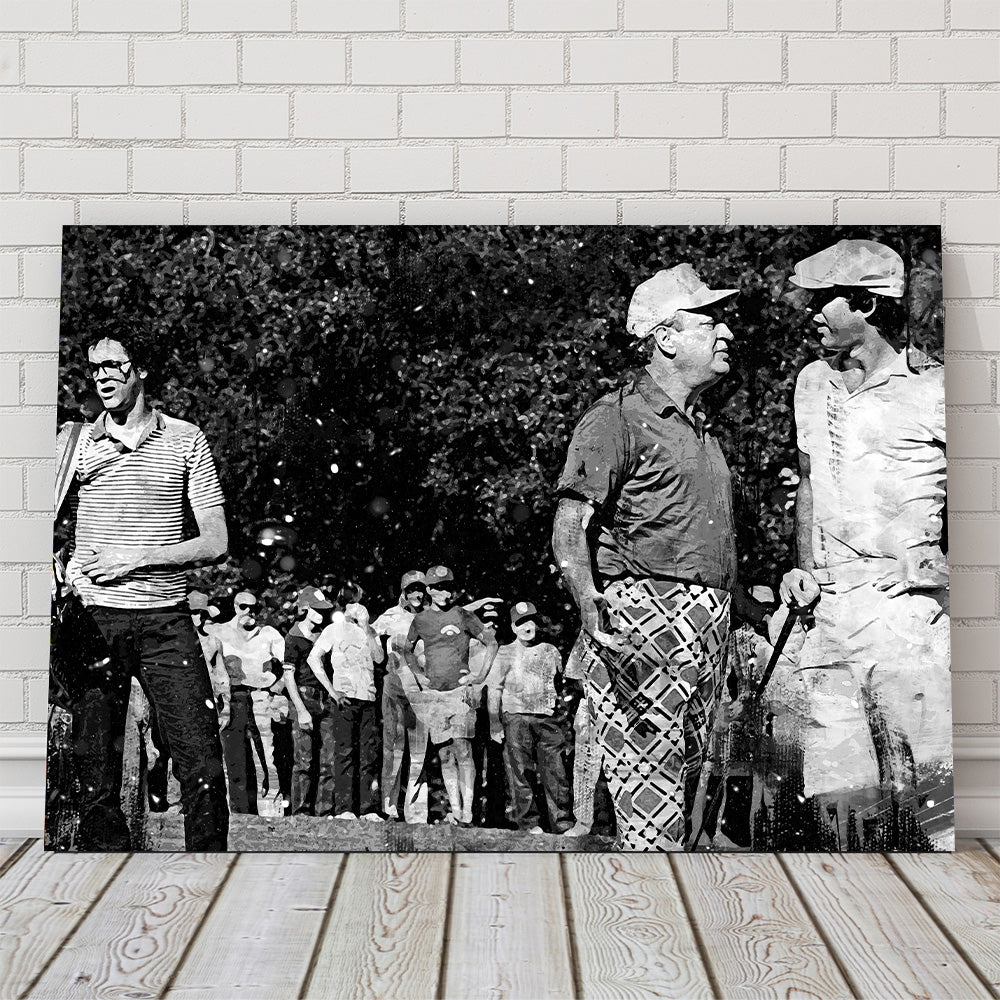 Al & Ty Caddyshack Stunning Grayscale Wall Art for Decor Enthusiasts