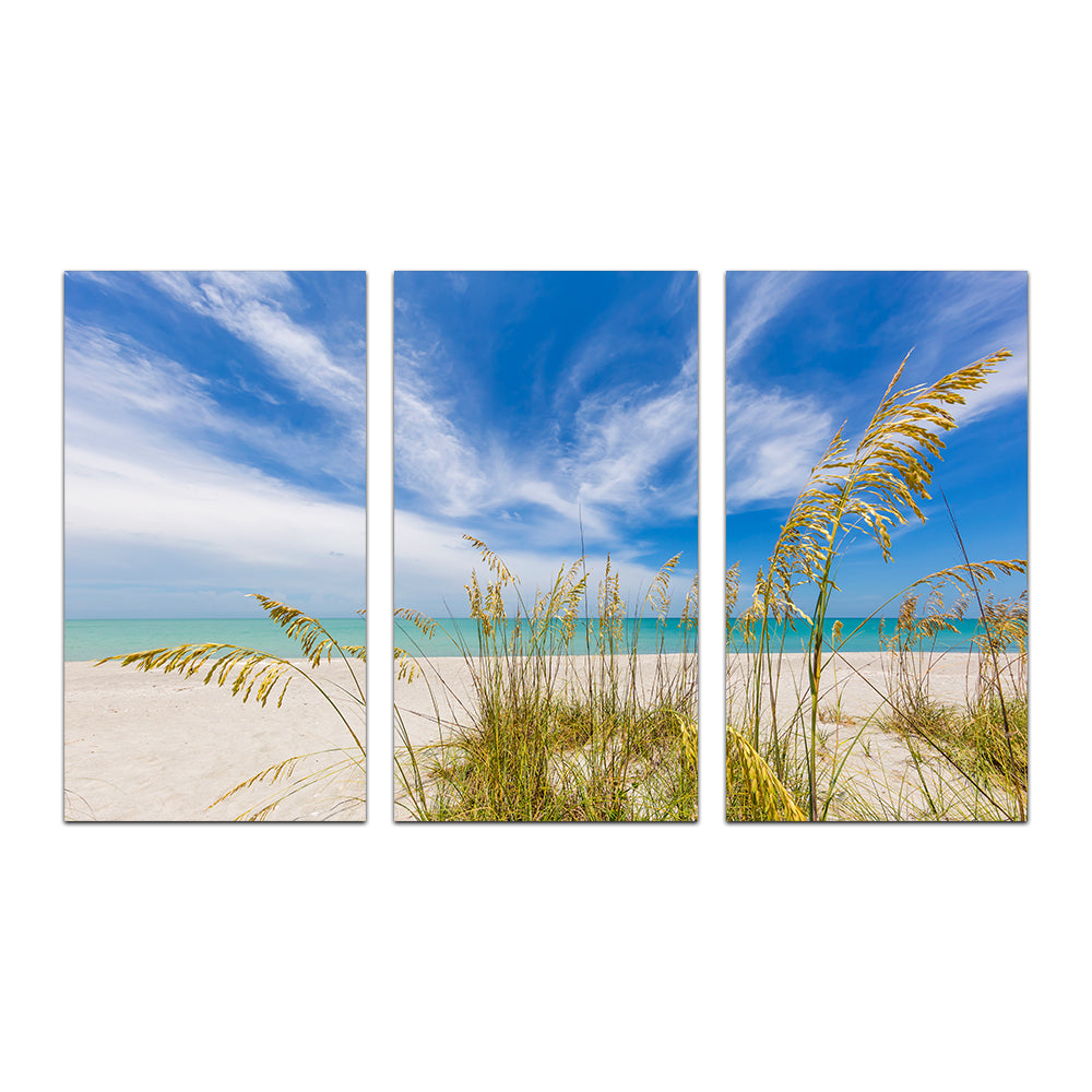 Stunning Heavenly Calmness on the Beach Wall Art for a Relaxing Ambiance