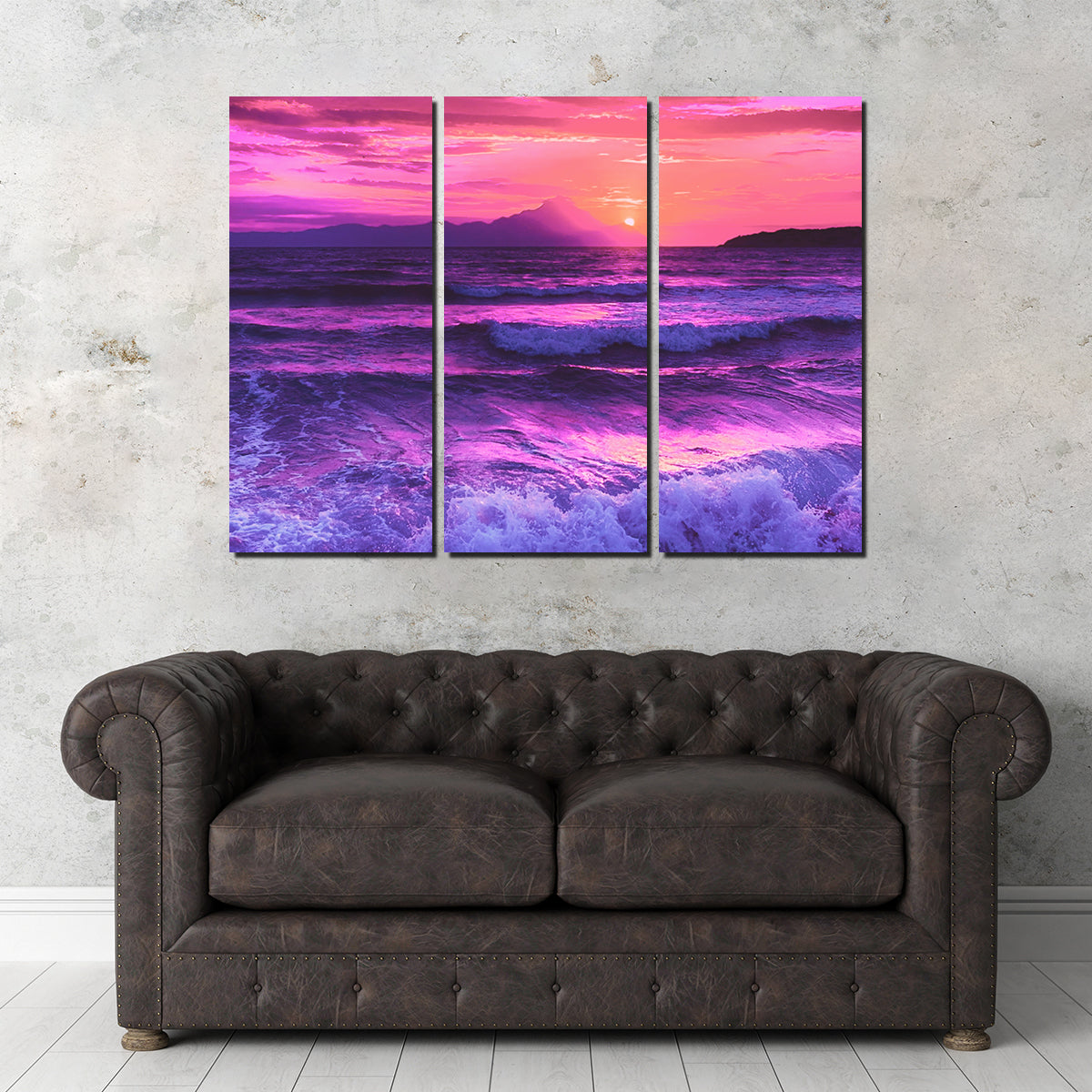 Stunning Oceanview at Sunset Wall Art by Dina Rolle