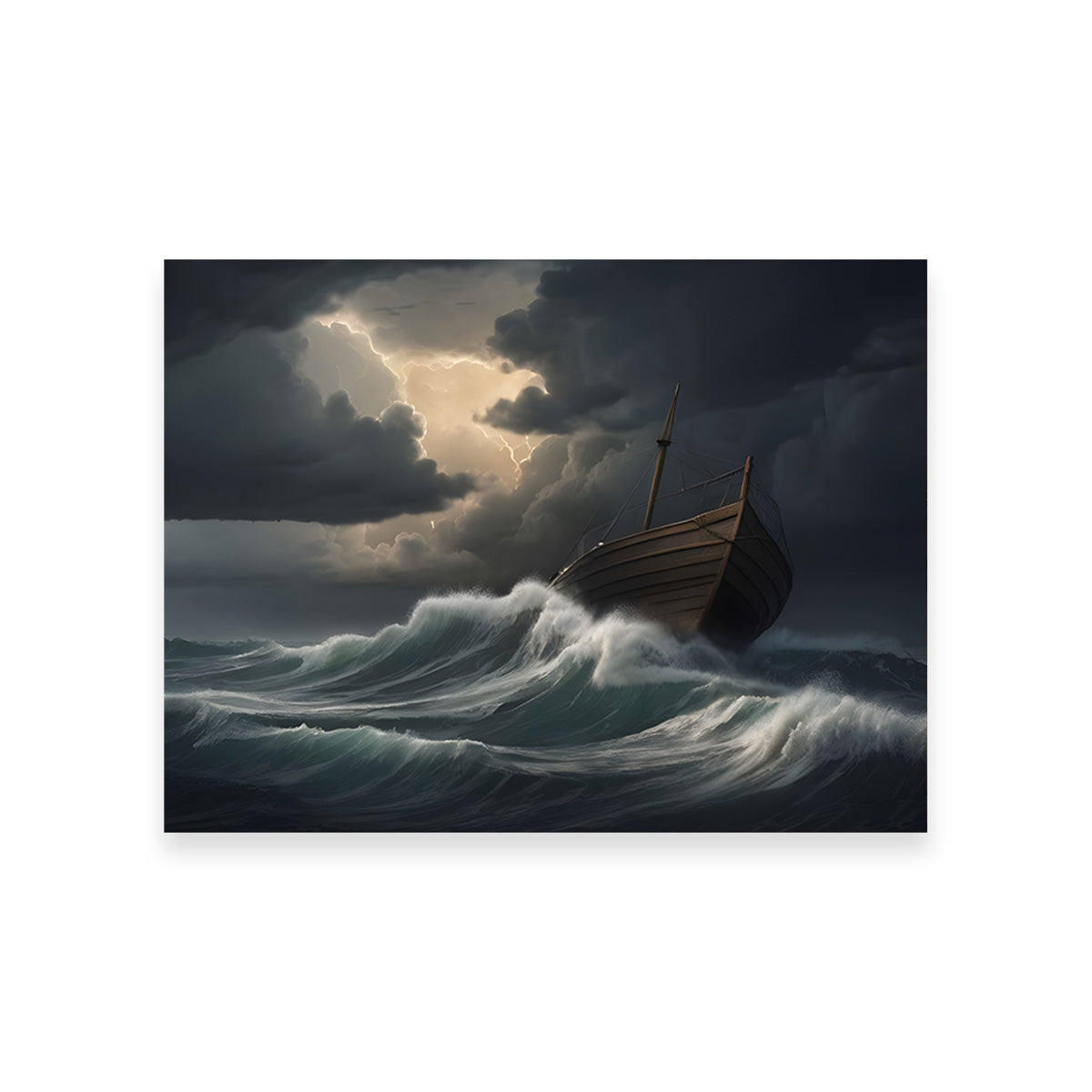 Exquisite Old Wooden Ship Wall Art - Handmade with Sustainable Materials