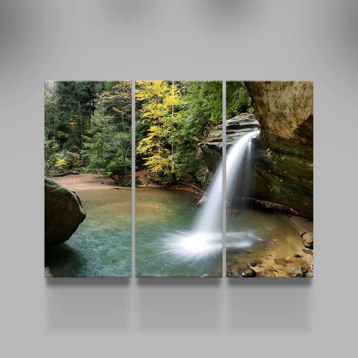 Stunning Old Man's Cave Lower Falls Wall Art for Home Decor