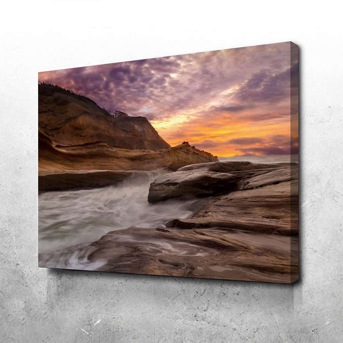 Stunning Cape Kiwanda Wall Art - Handmade Museum-Quality Canvas Print
