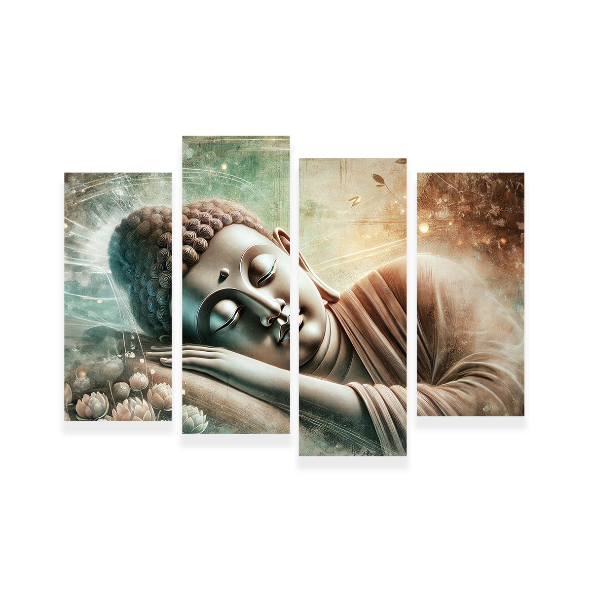Exquisite Sleeping Buddha Wall Art for Your Home