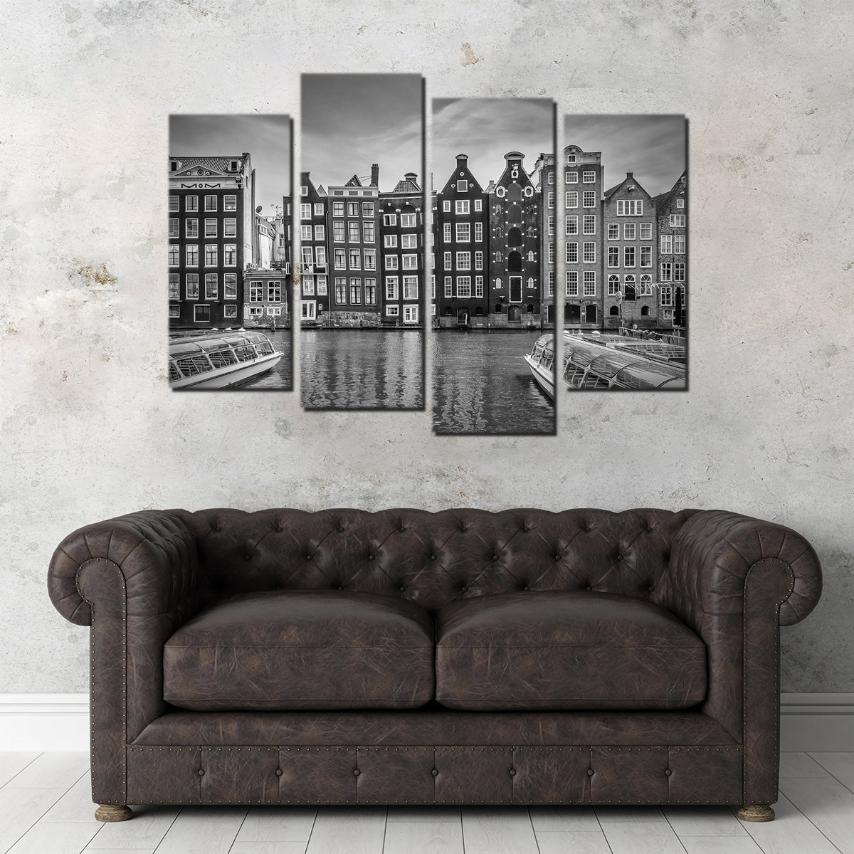 Stunning Amsterdam Damrak Wall Art by Melanie Viola