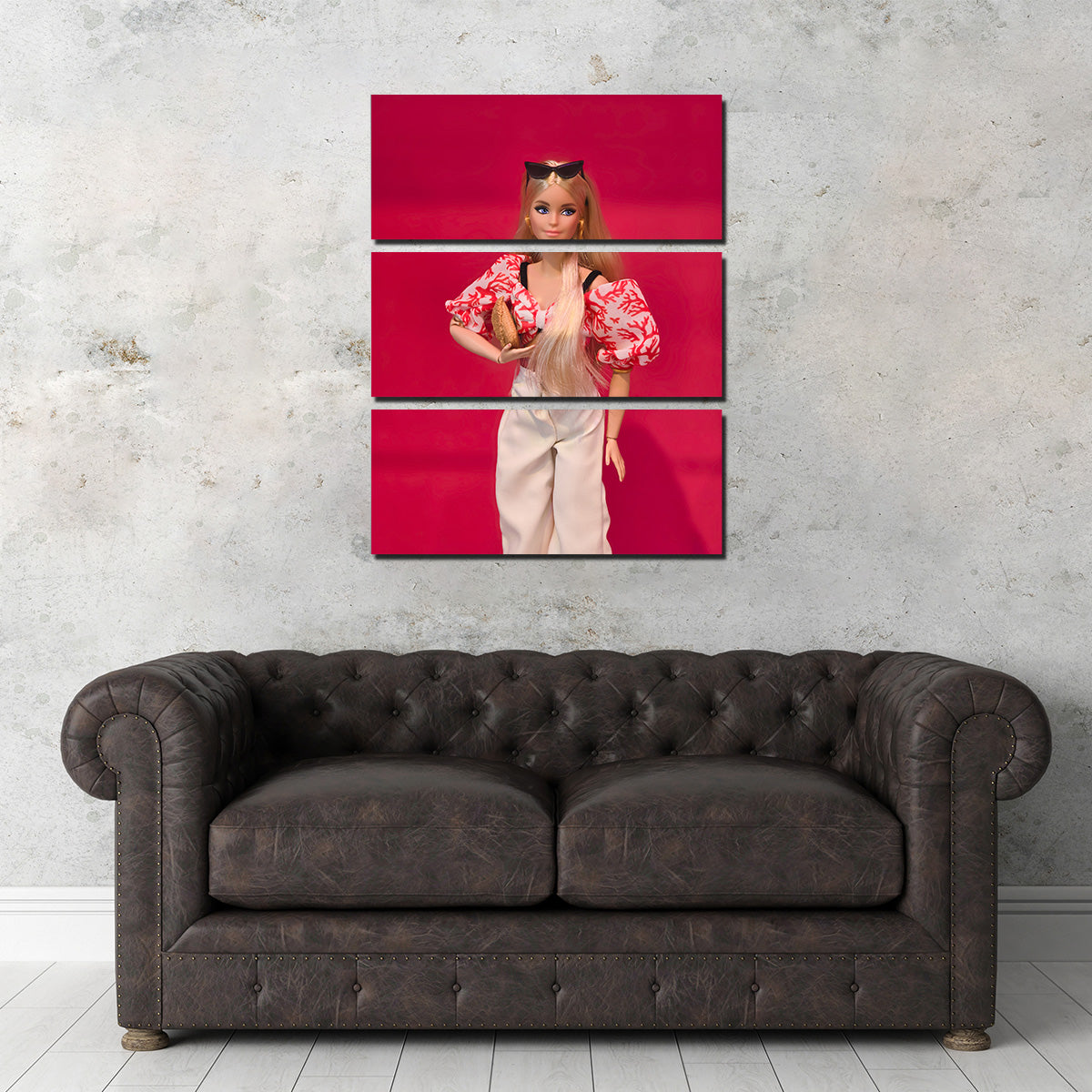 Stunning Barbie Red Canvas Print