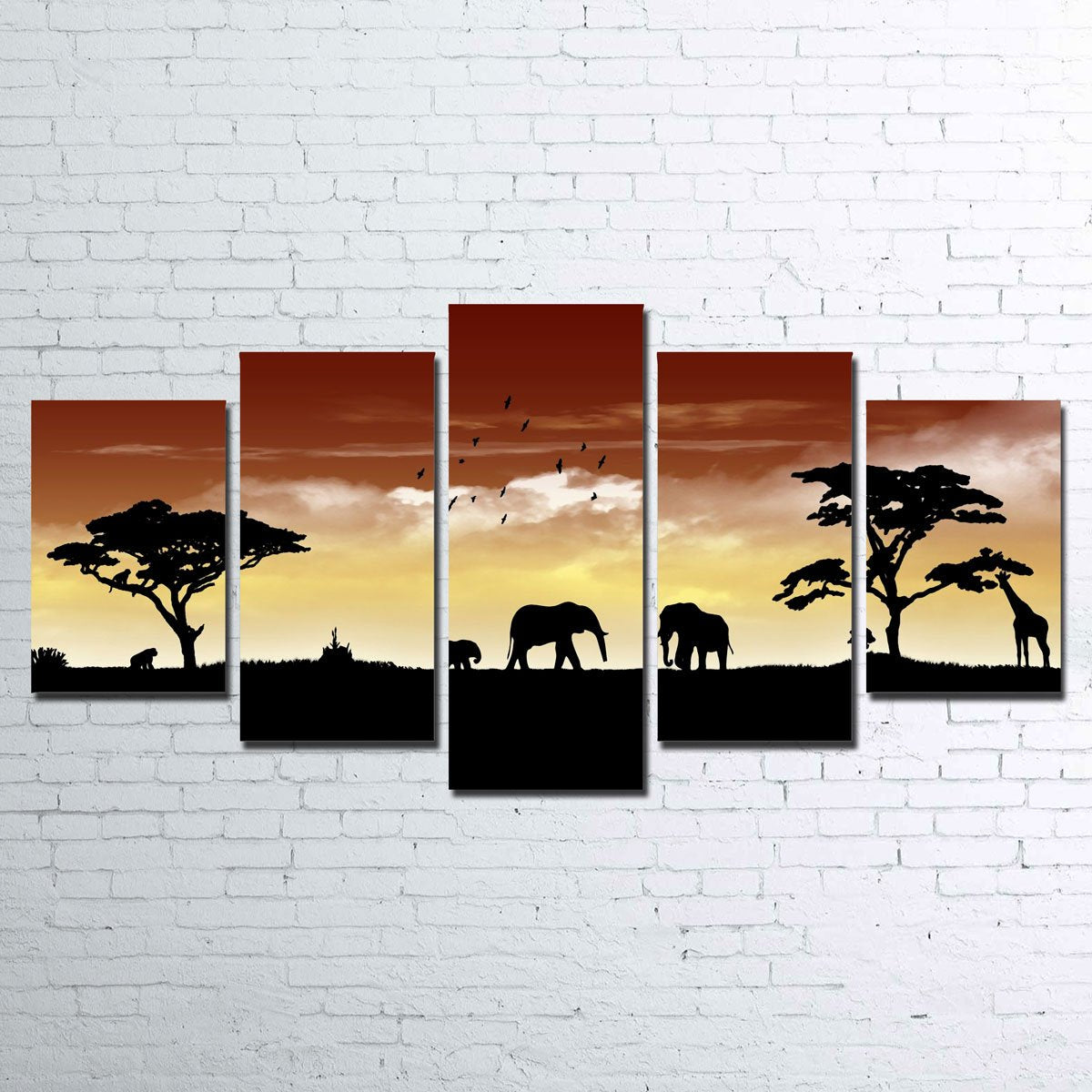 Exquisite African Sunset Wall Art - Museum-Quality Decor