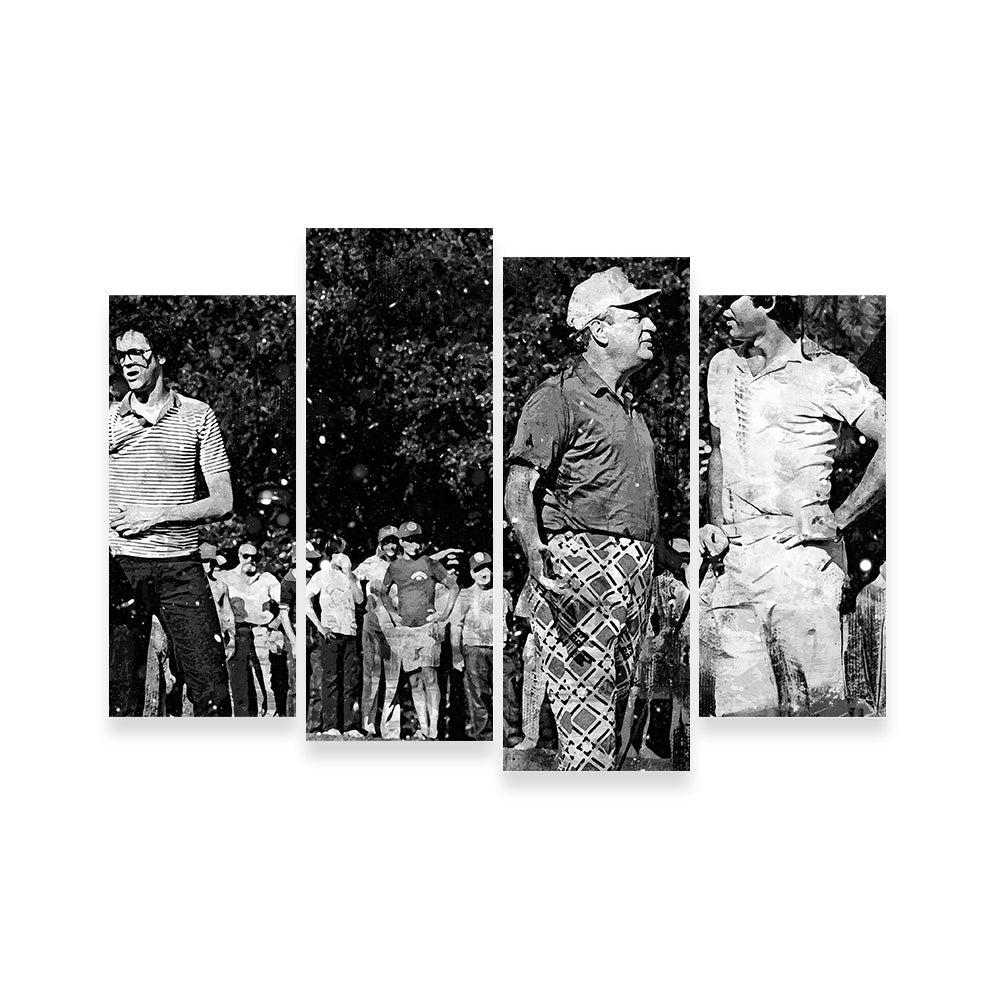 Al & Ty Caddyshack Stunning Grayscale Wall Art for Decor Enthusiasts