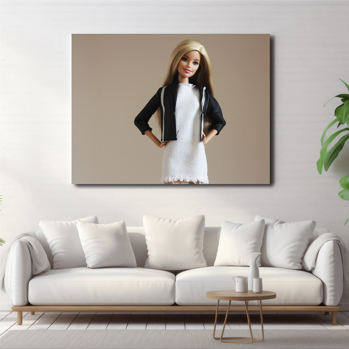 Barbie Casual - Premium Handmade Canvas Prints