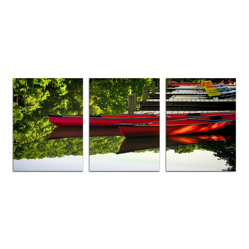 Exquisite Canoes at Devil's Den State Park Wall Art for Your Home Decor