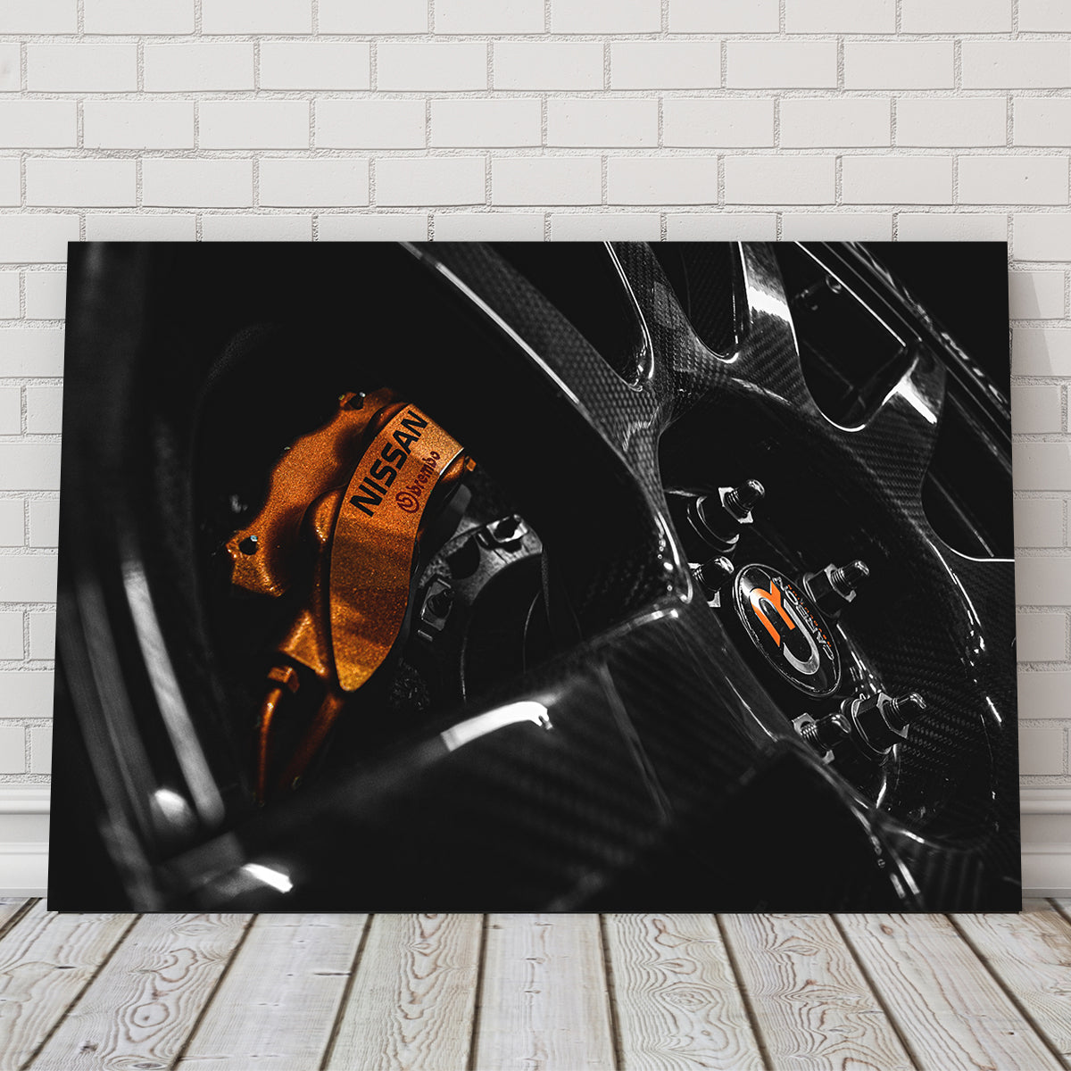 Stunning Nissan GTR Wheel Wall Art by George Sorin