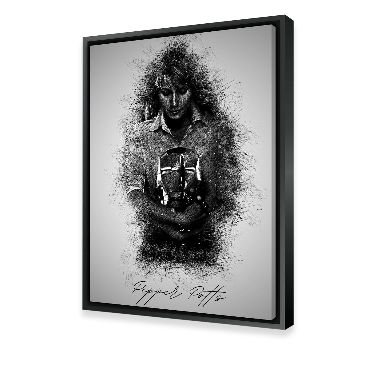 Stunning Pepper Potts Wall Art by Albi Art