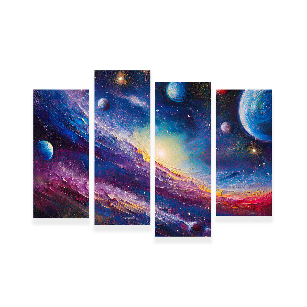 Exquisite Milky Way Painting Wall Art for Stunning Decor