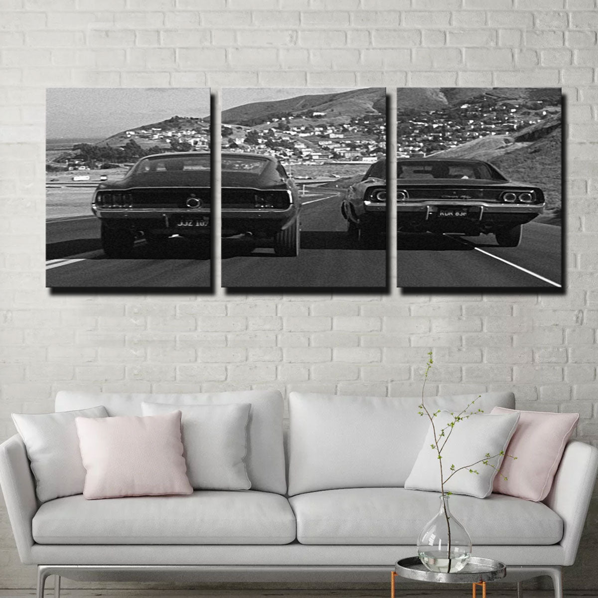 Stunning Car Chase Bullitt Wall Art for Your Home Decor