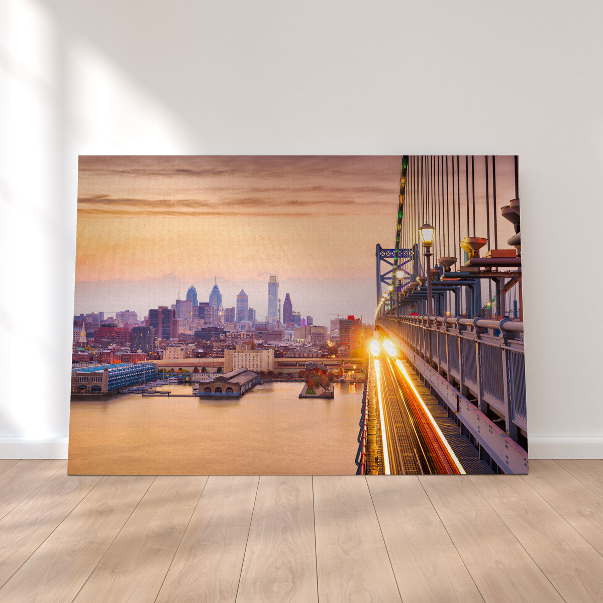 Exquisite Philadelphia Wall Art - Handmade with Sustainable Pine Wood