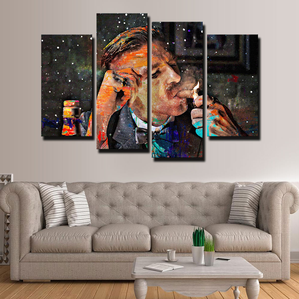 Stylish Arthur Shelby Wall Art with Museum-Quality Canvas