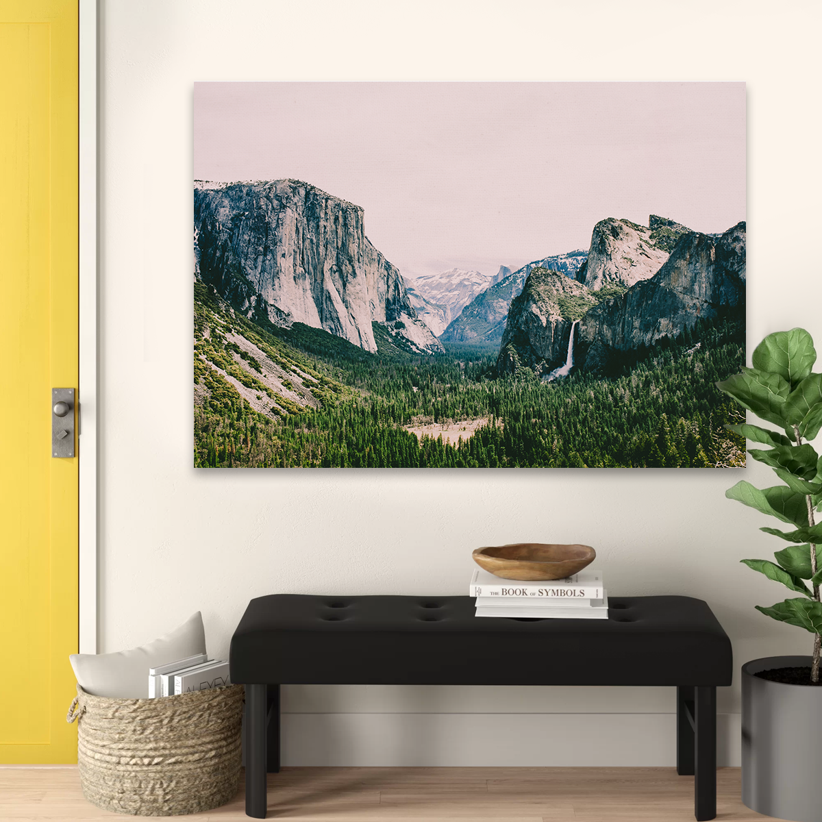 Stunning Pink Yosemite Wall Art by Kyle Sherry