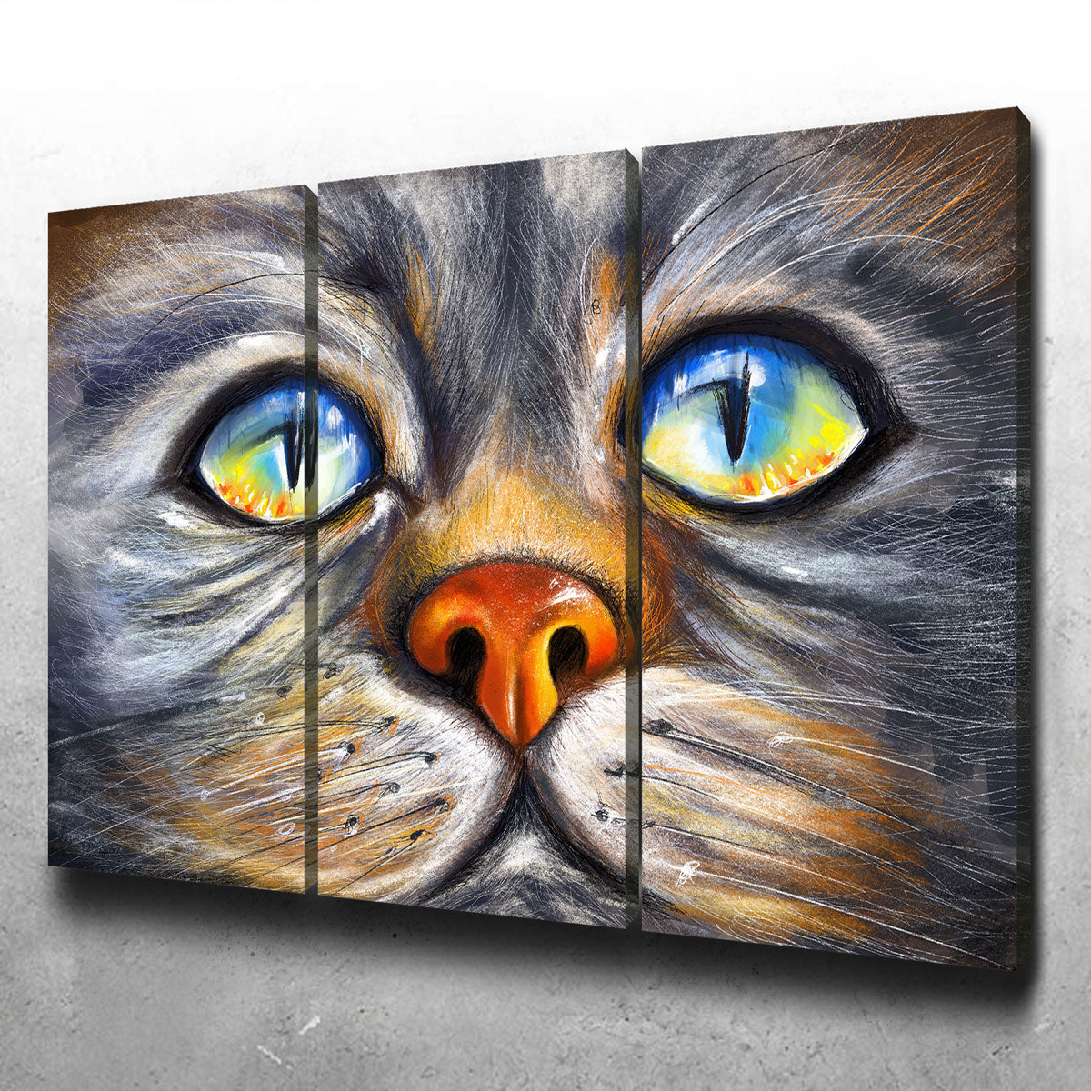 Stunning Cat Eyes Wall Art for Your Home Decor