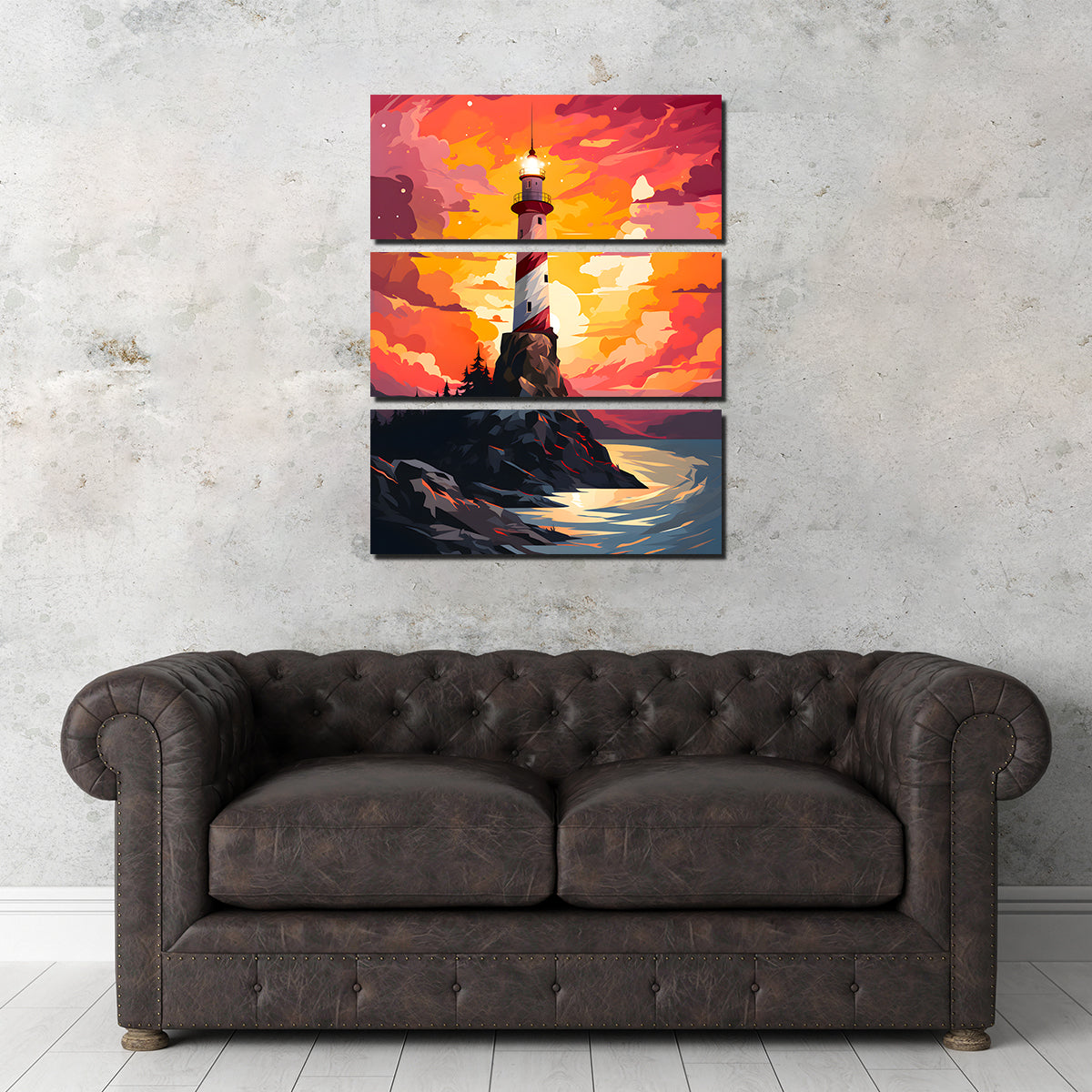 Argentina - The Enchanting Lighthouse at the End of the World Wall Art for Stunning Home Decor