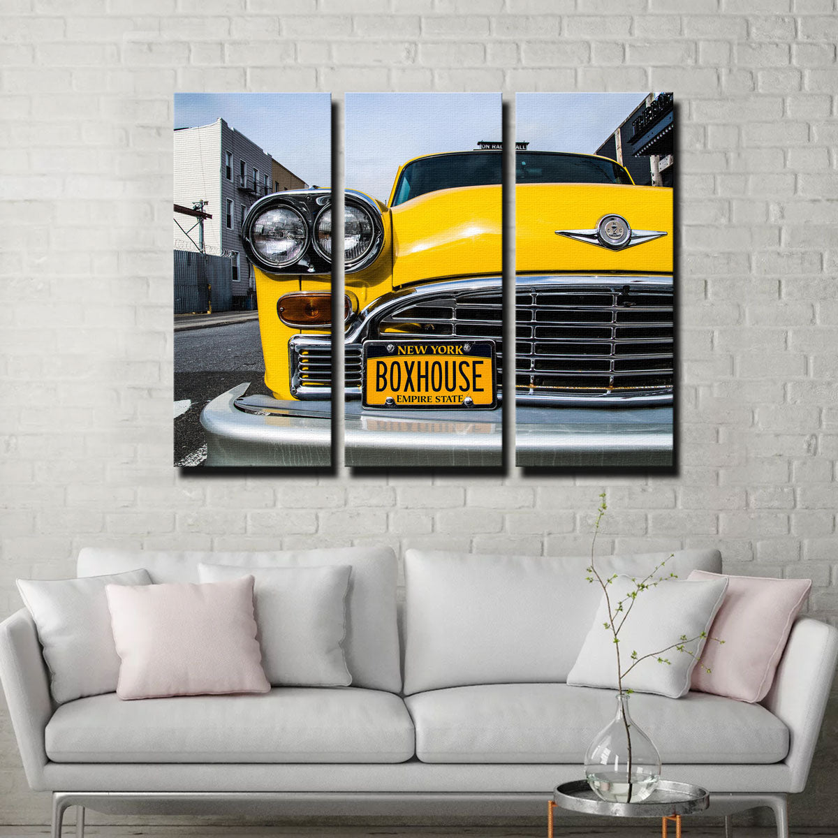 Stunning NY Cab Wall Art by Dennis Maida