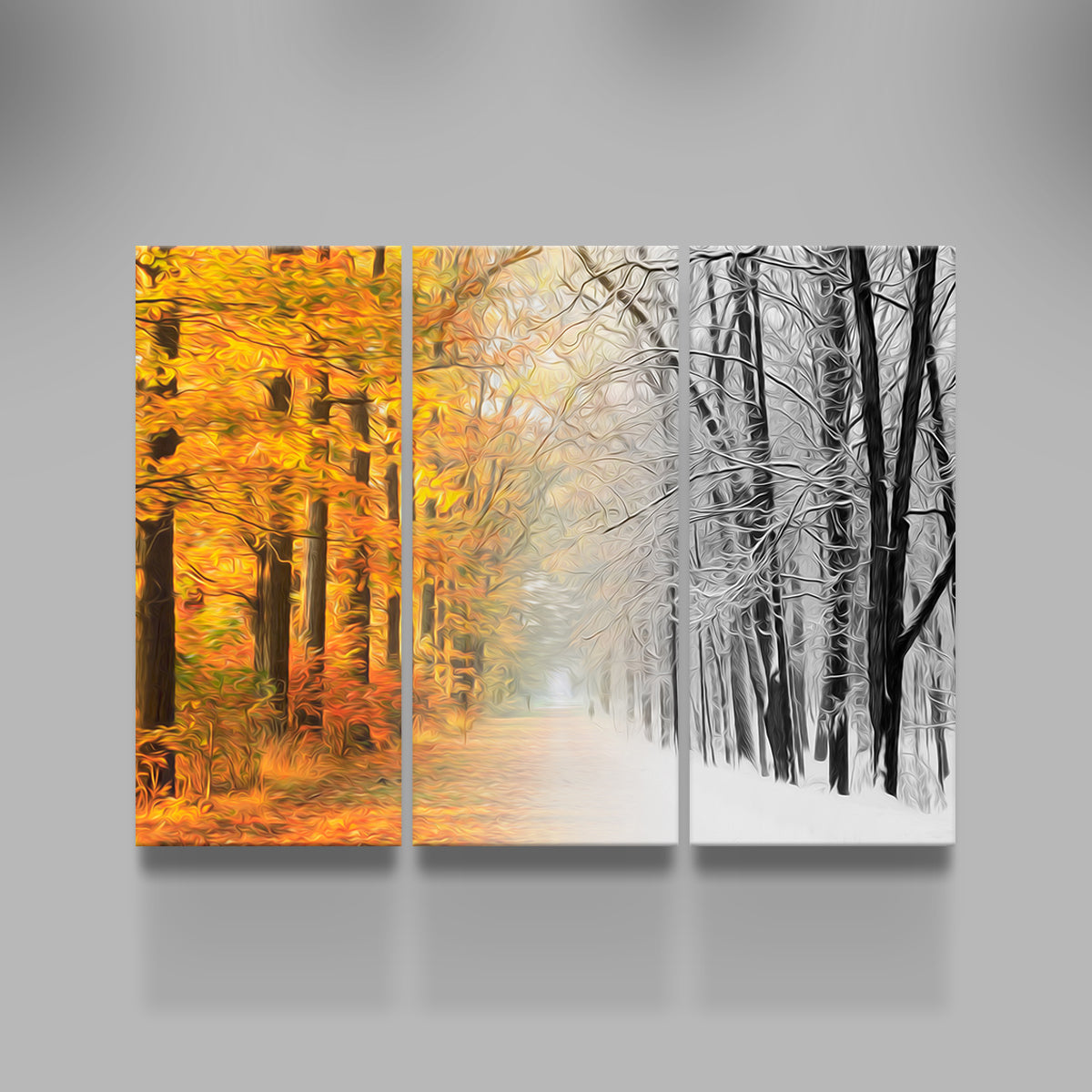 Stunning Autumn - Winter Wall Art by George Sorin