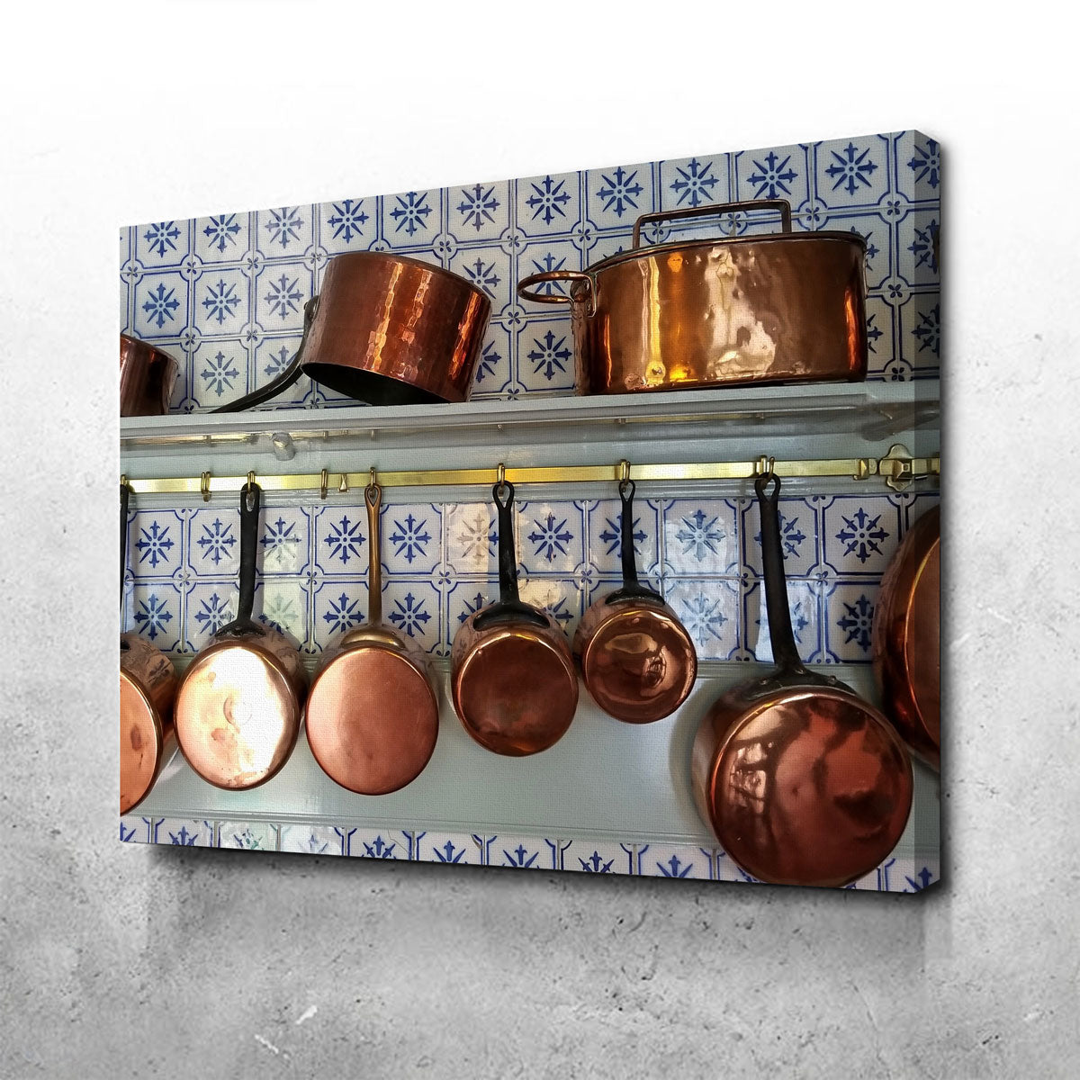 Monet's Kitchen - Giverny, France Wall Art by David Campbell - Museum Quality Canvas Print