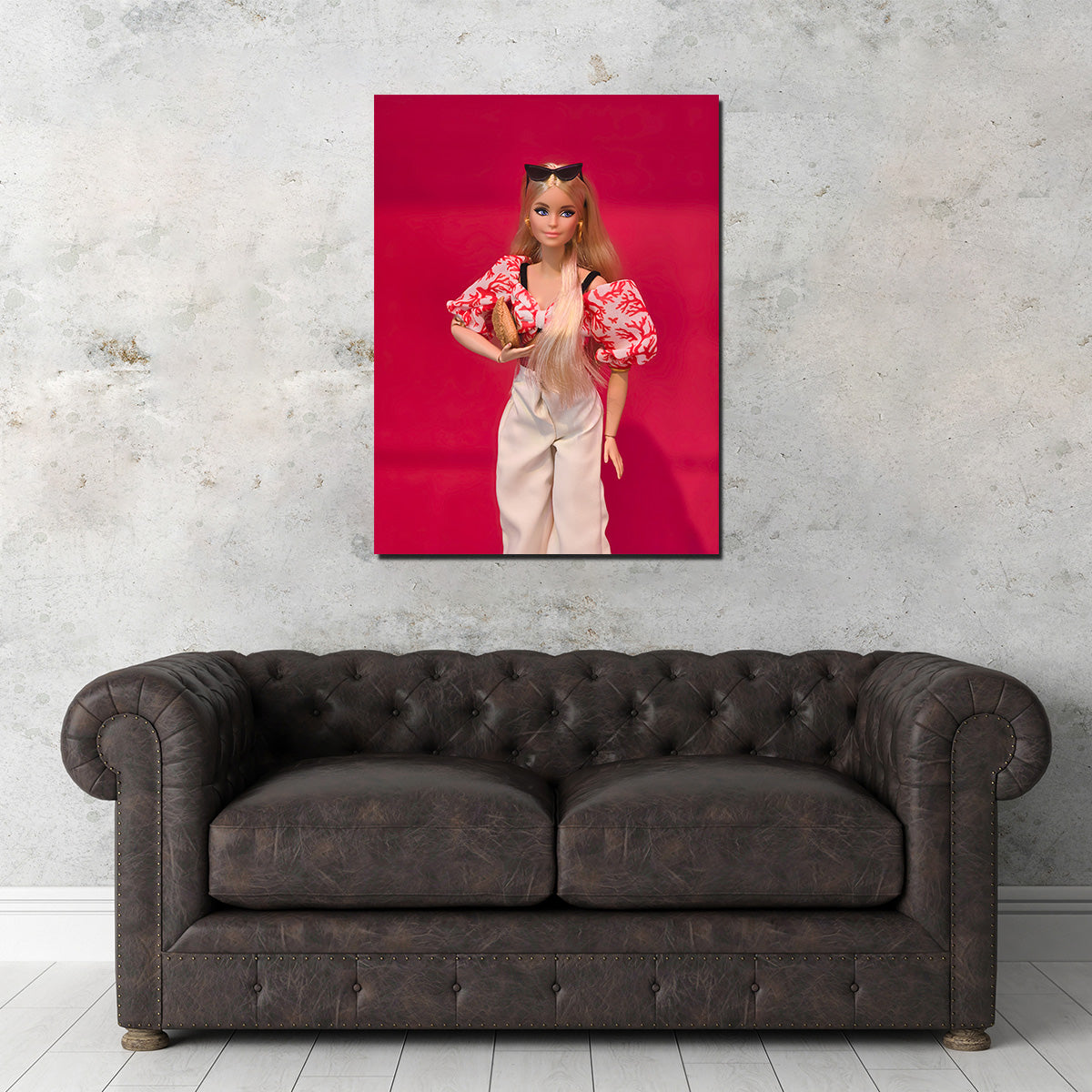Stunning Barbie Red Canvas Print