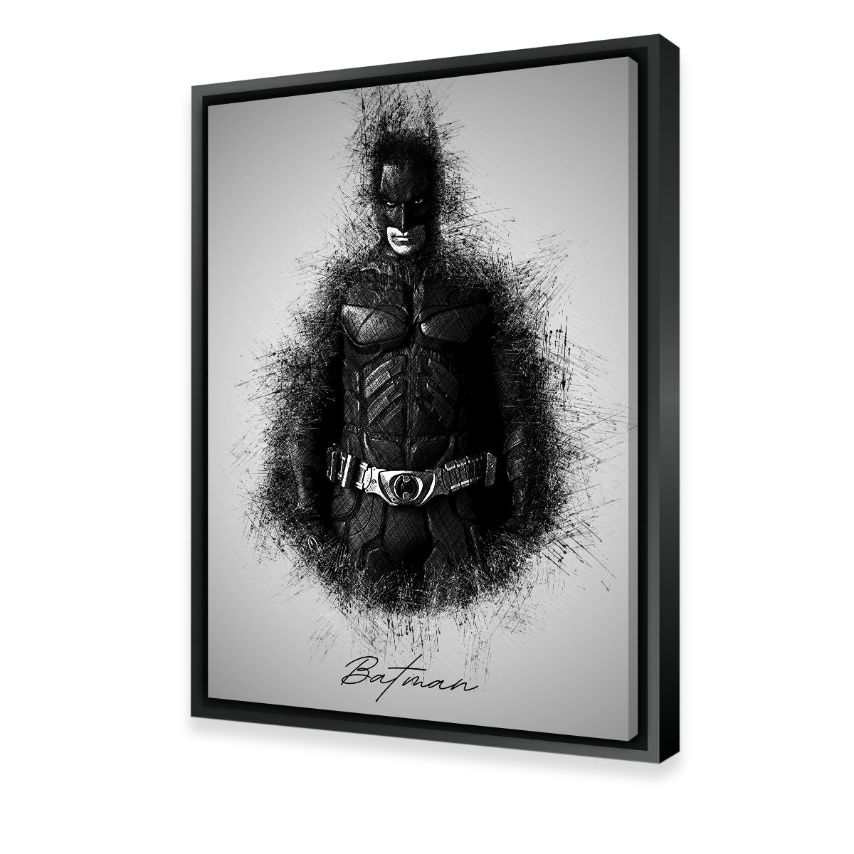 Stunning Batman Sketch Wall Art for Your Home Decor