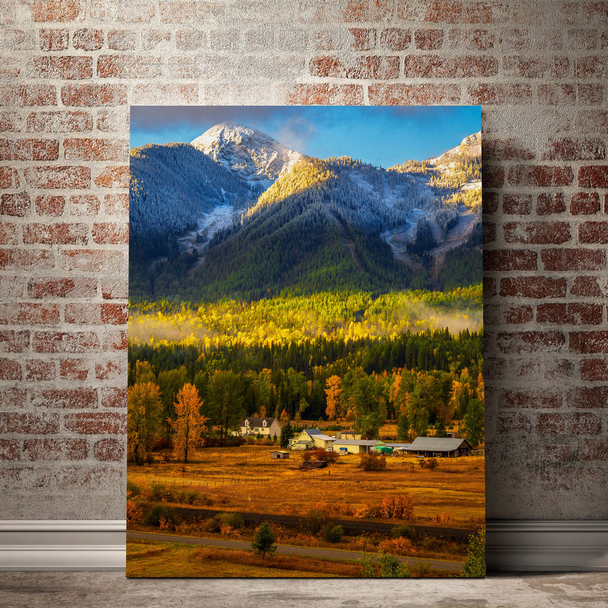 Stunning Ski Hill Wall Art by Mike Cotton