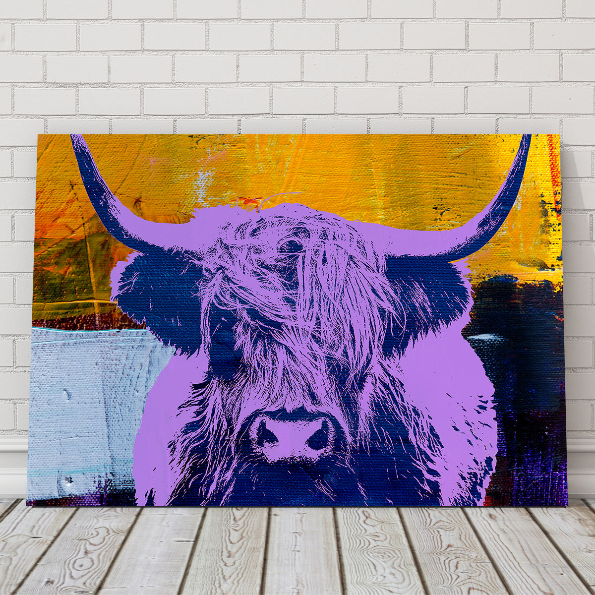 Gorgeous Highland Cow Wall Art by Stephen Chambers