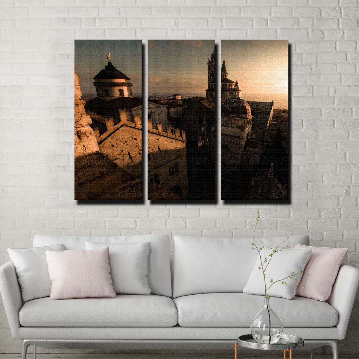 Stunning Bergamo Alta II Wall Art by Enzo Romano
