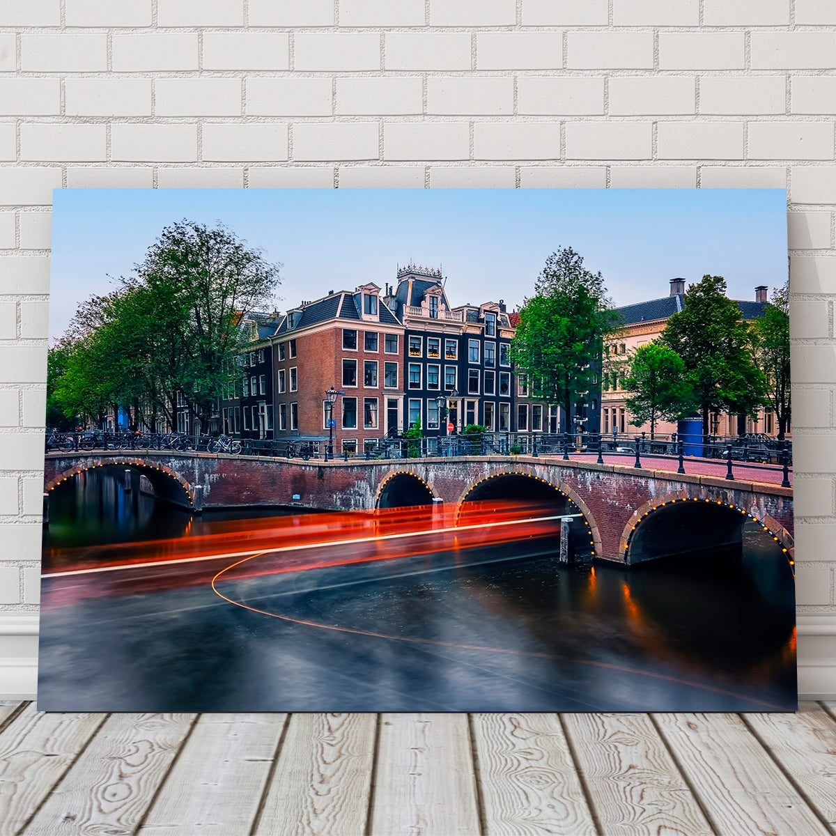 Stunning Canal in Amsterdam Wall Art for Your Home Decor