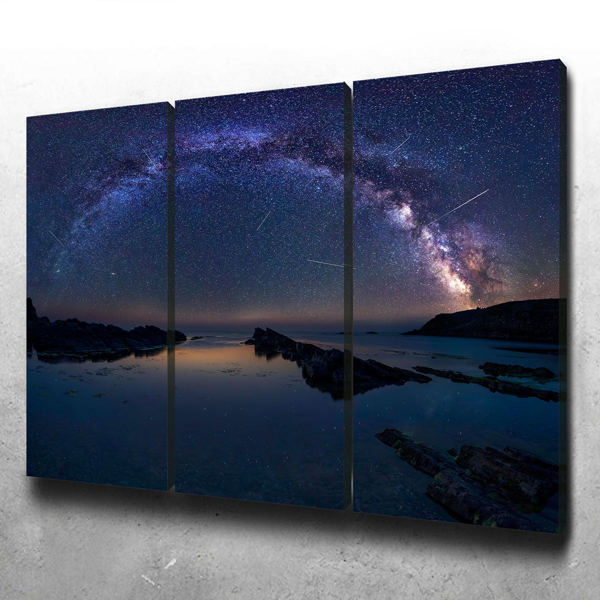 Stunning Arched Galaxy Wall Art for Enchanting Spaces