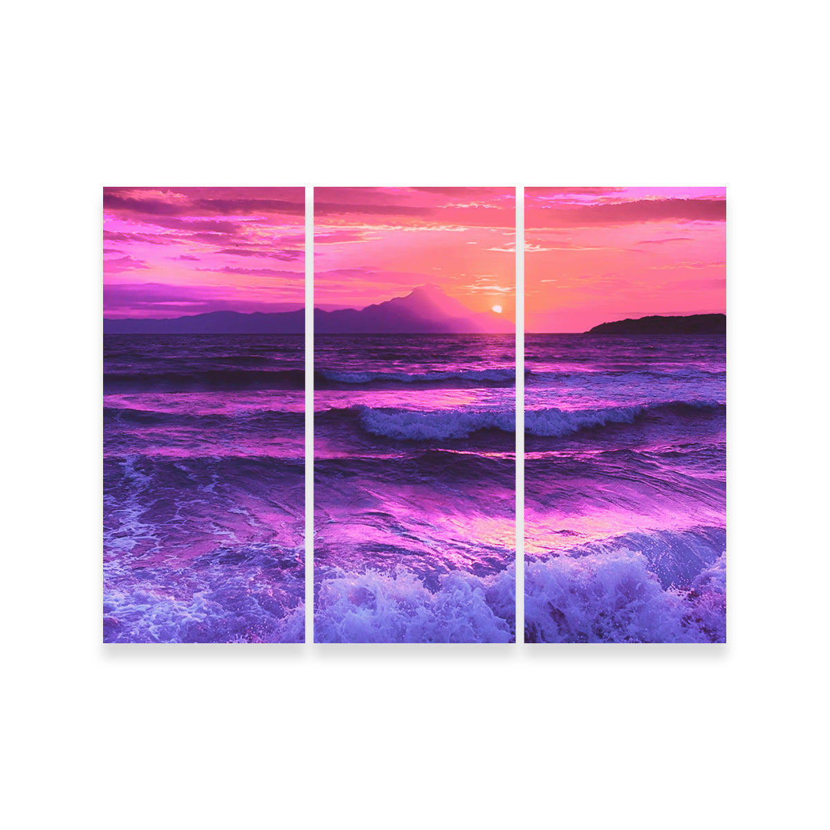 Stunning Oceanview at Sunset Wall Art by Dina Rolle