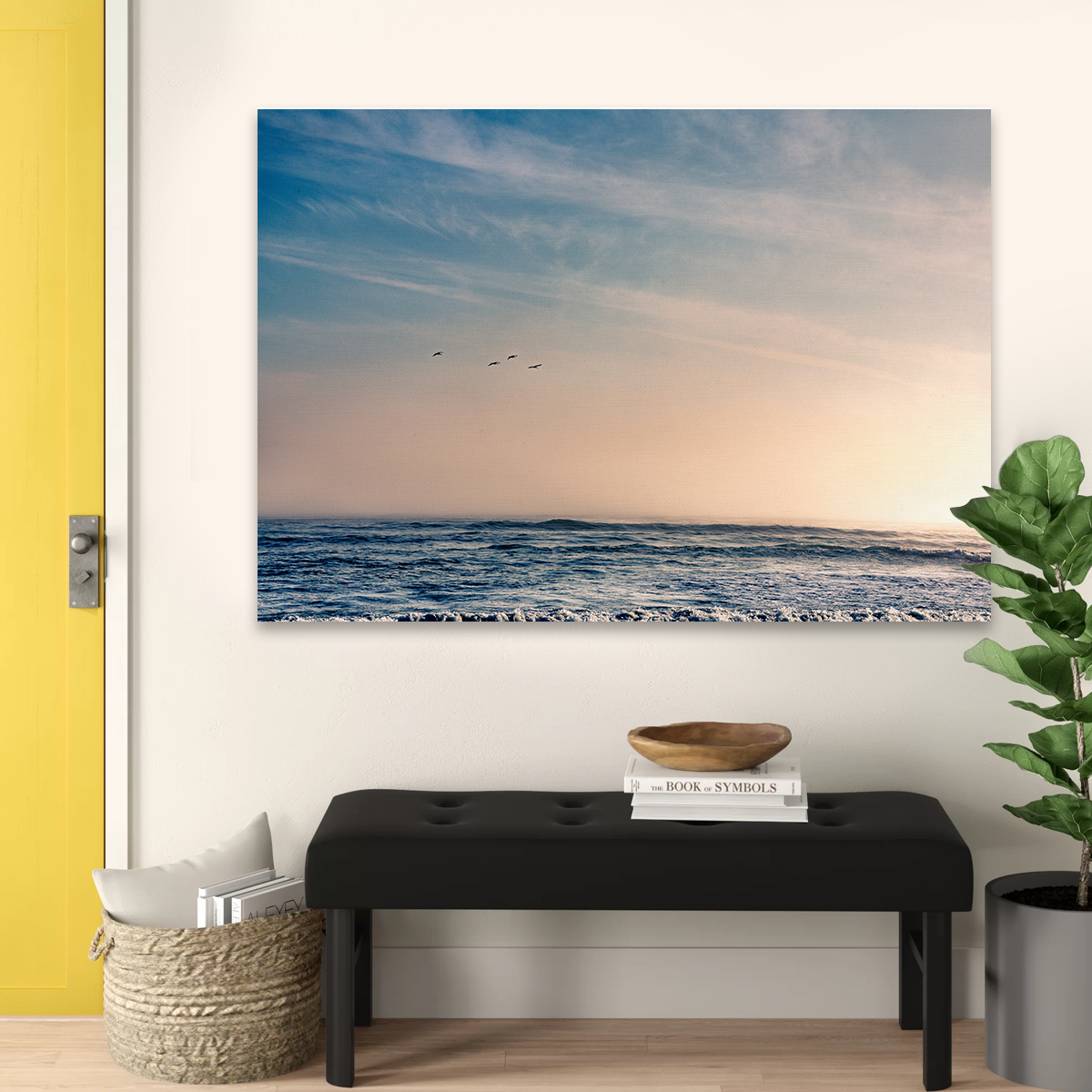 Gorgeous Pelican Sunset Wall Art by Kyle Sherry