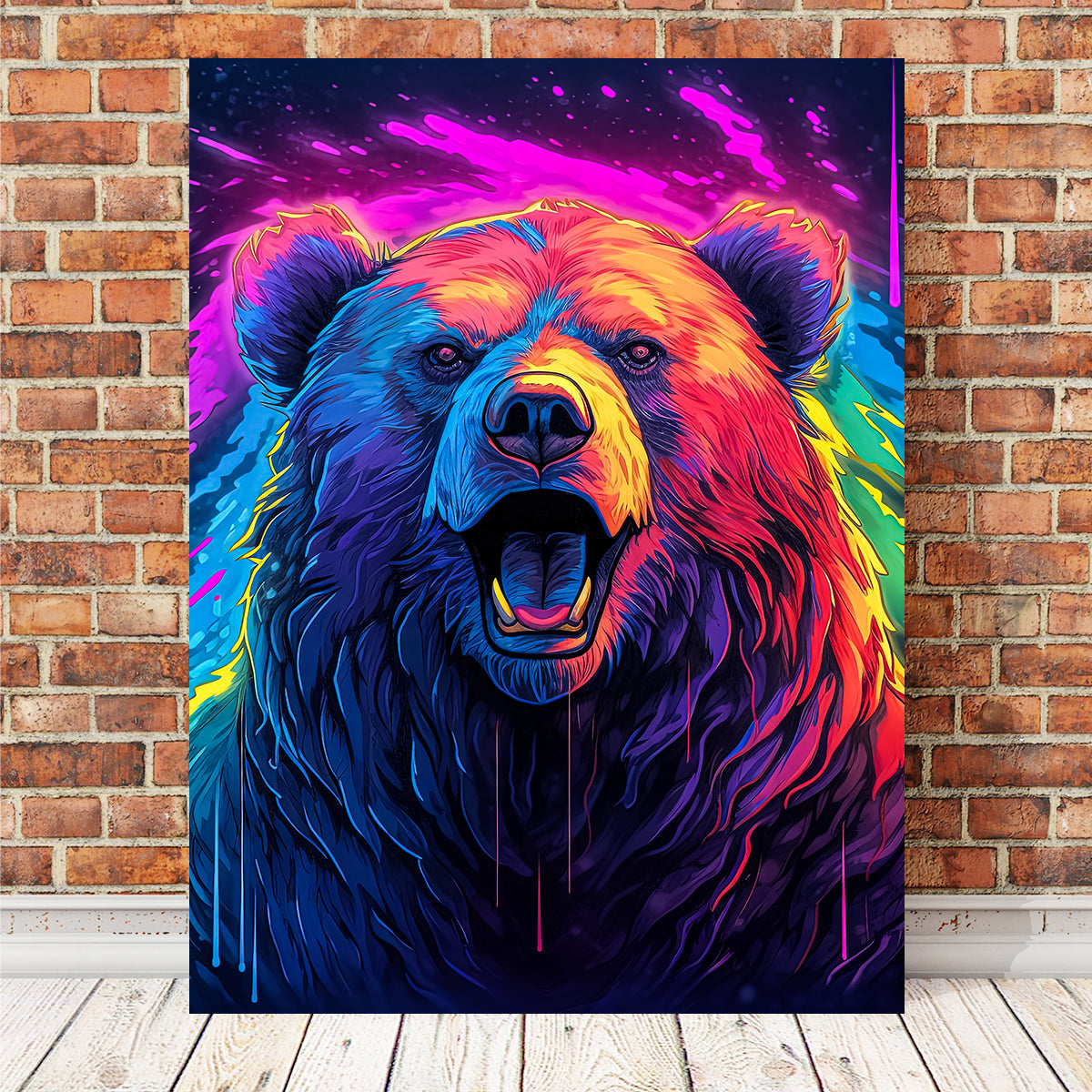 Stunning Bear Art Wall Art for Home Decor