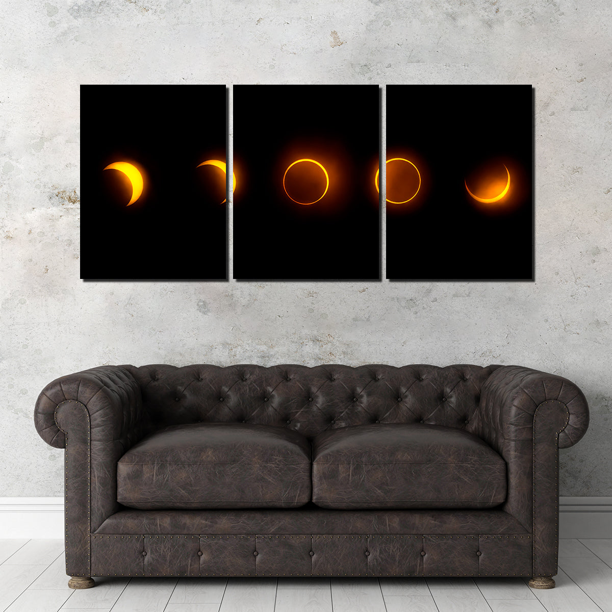 Stunning Annular Solar Eclipse - Brazil 2023 Wall Art by Sofia Leite Fonseca