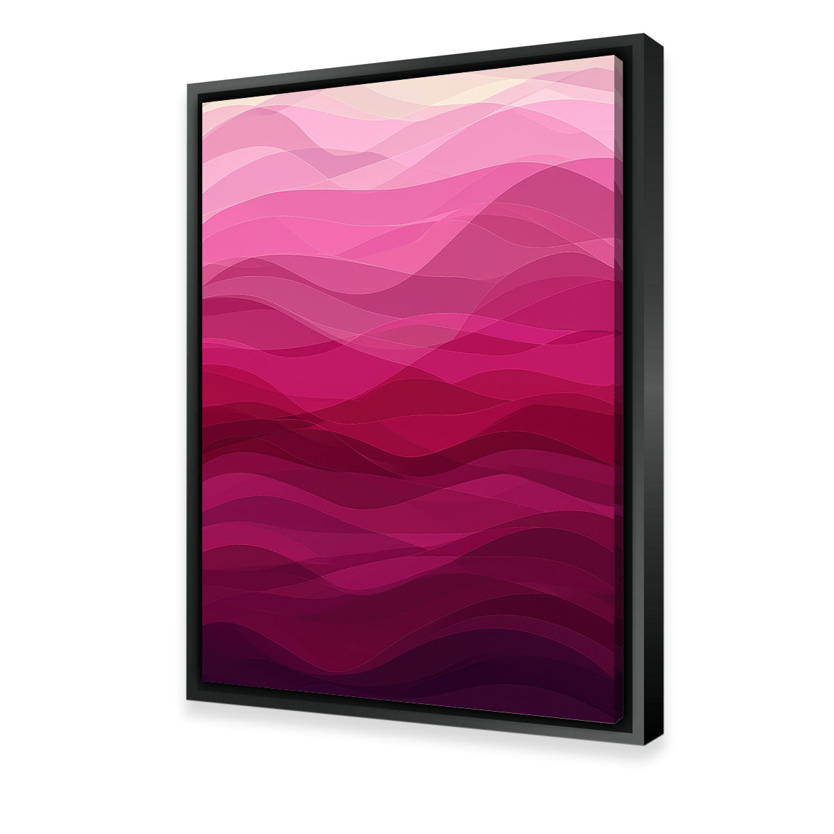 Stunning Pink Waves Canvas Prints