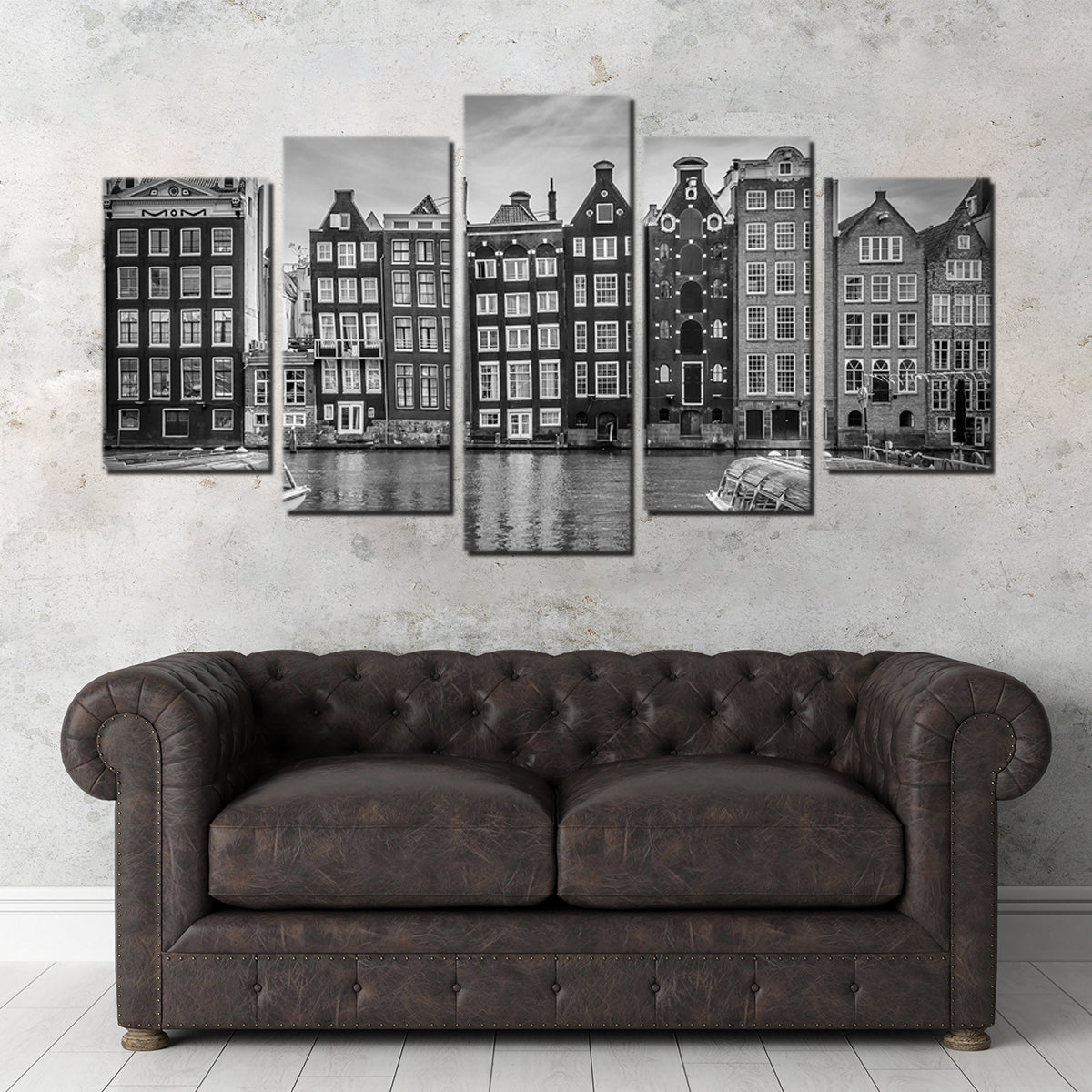 Stunning Amsterdam Damrak Wall Art by Melanie Viola