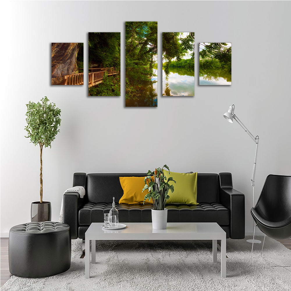 Stunning Ijam Nature Park Boardwalk Wall Art for Home Decor